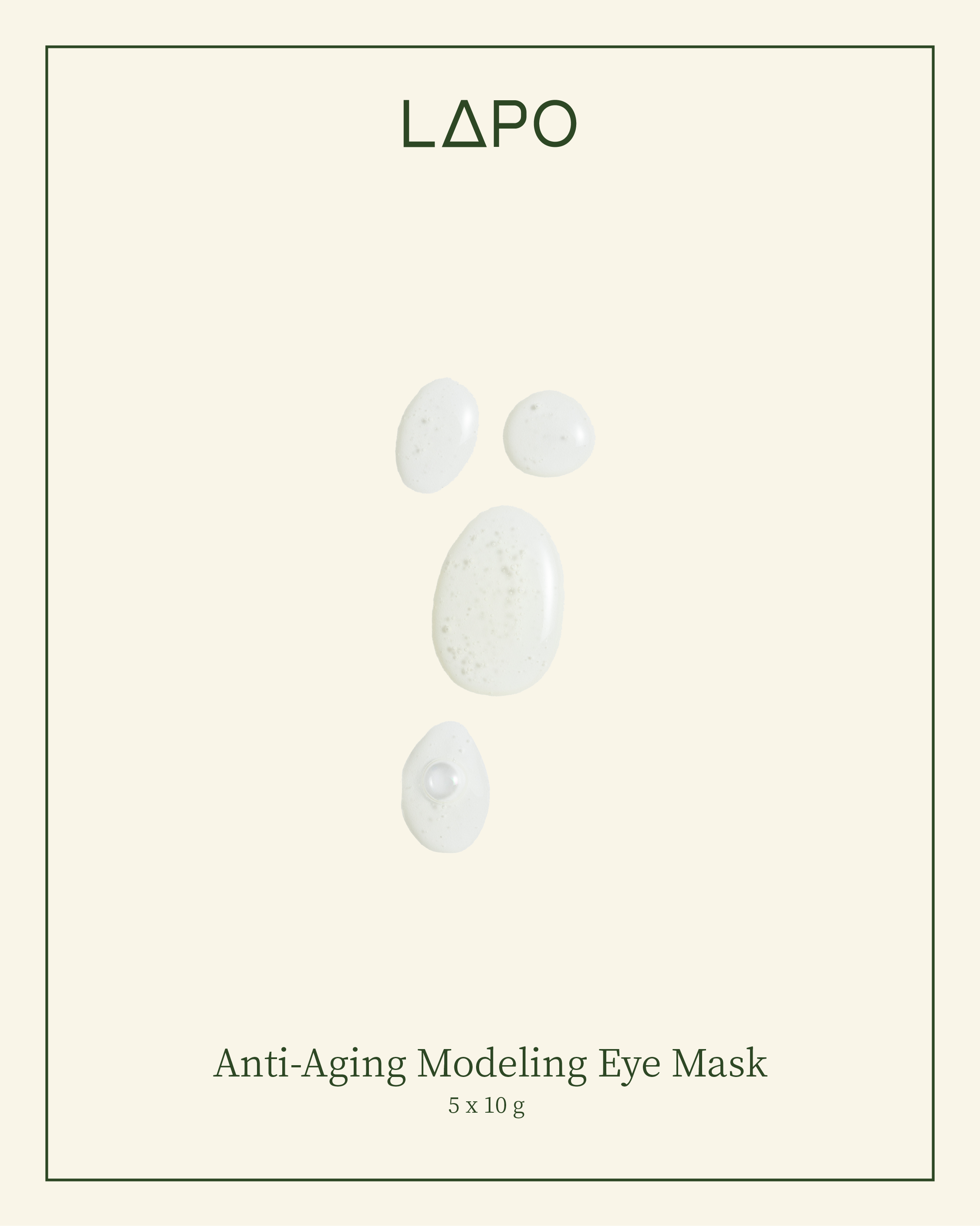Anti-Aging Modeling Eye Mask