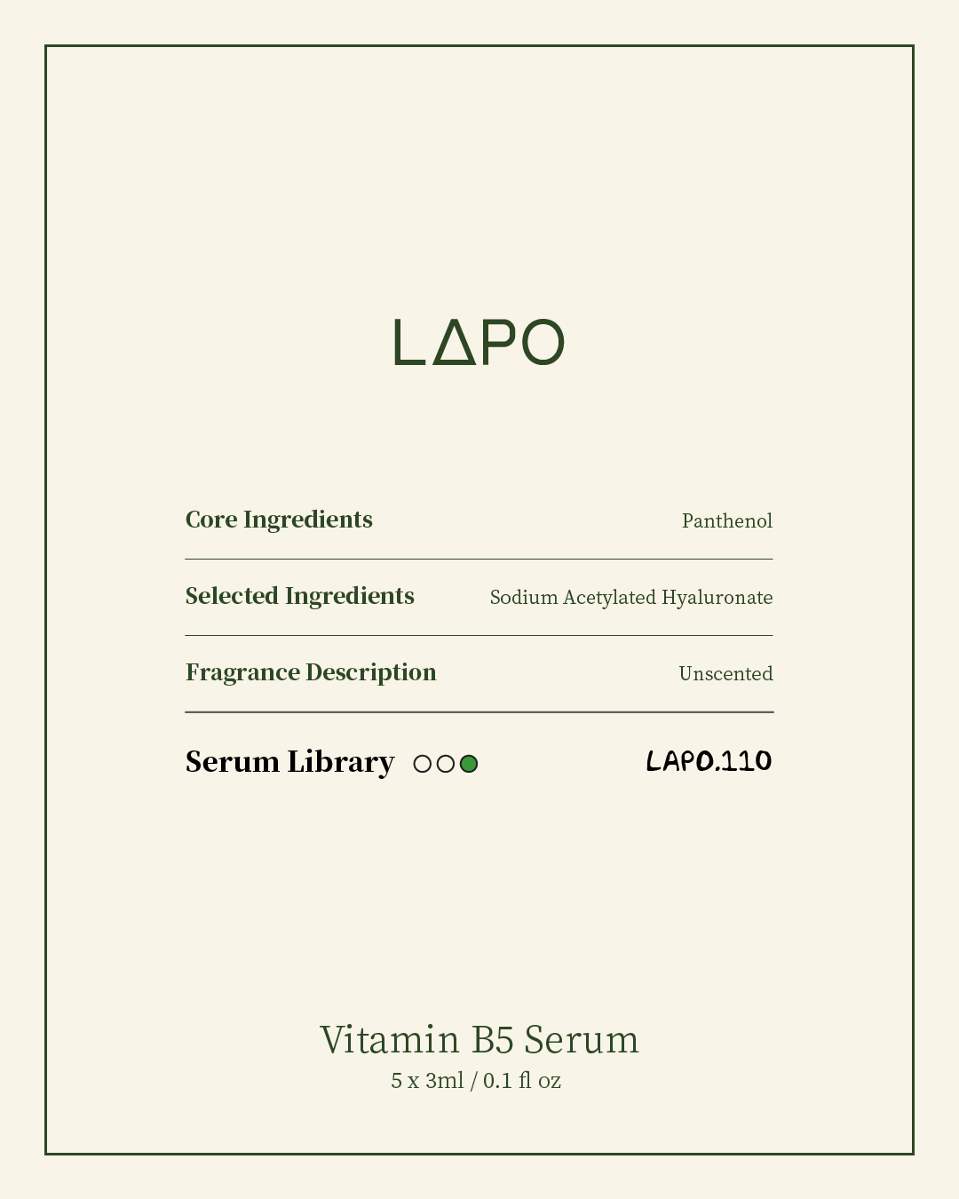 Vitamin B5 Serum