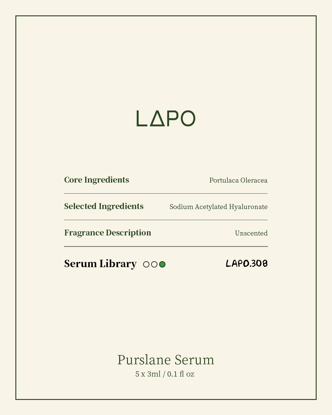 Purslane Serum