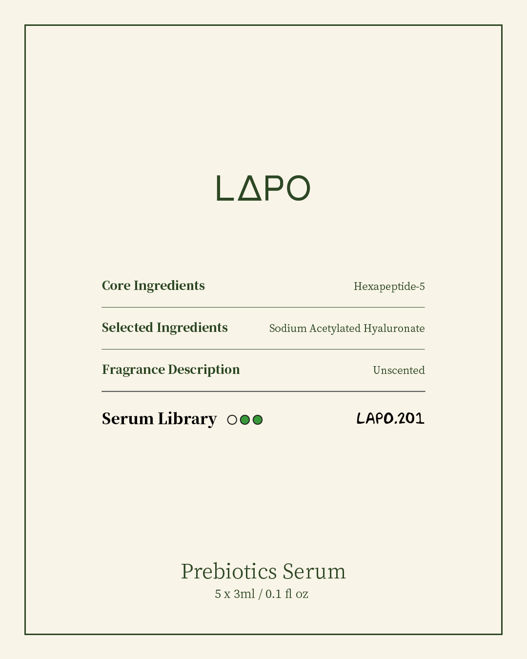 Prebiotics Serum