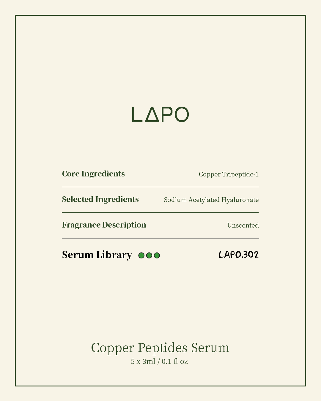 Copper Peptides Serum
