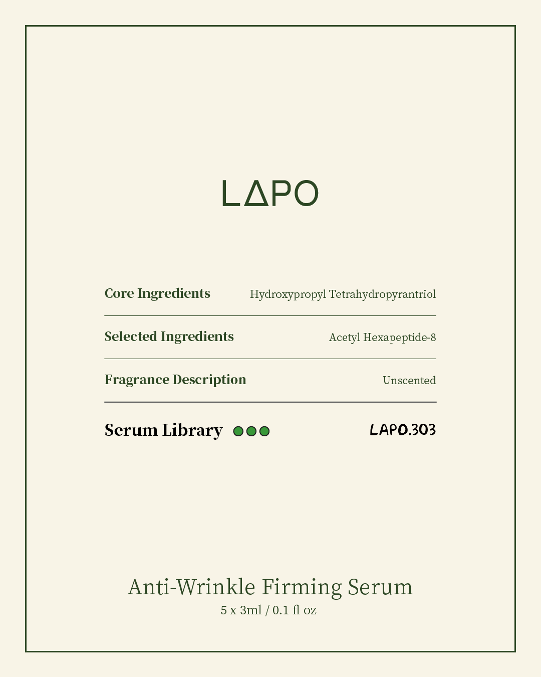 Anti-Wrinkle Firming Serum