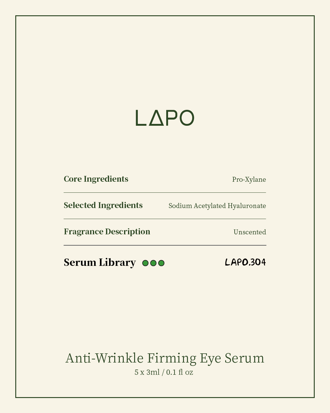 Anti-Wrinkle Firming Eye Serum