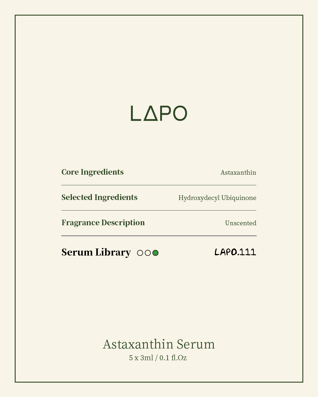Astaxanthin Serum